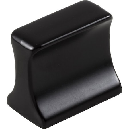 Jeffrey Alexander 1-1/4" Overall Length (16 mm Center-to-Center) Matte Black Sullivan Cabinet Knob 752-19MB